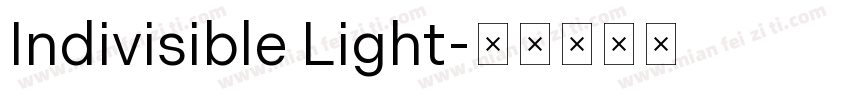Indivisible Light字体转换